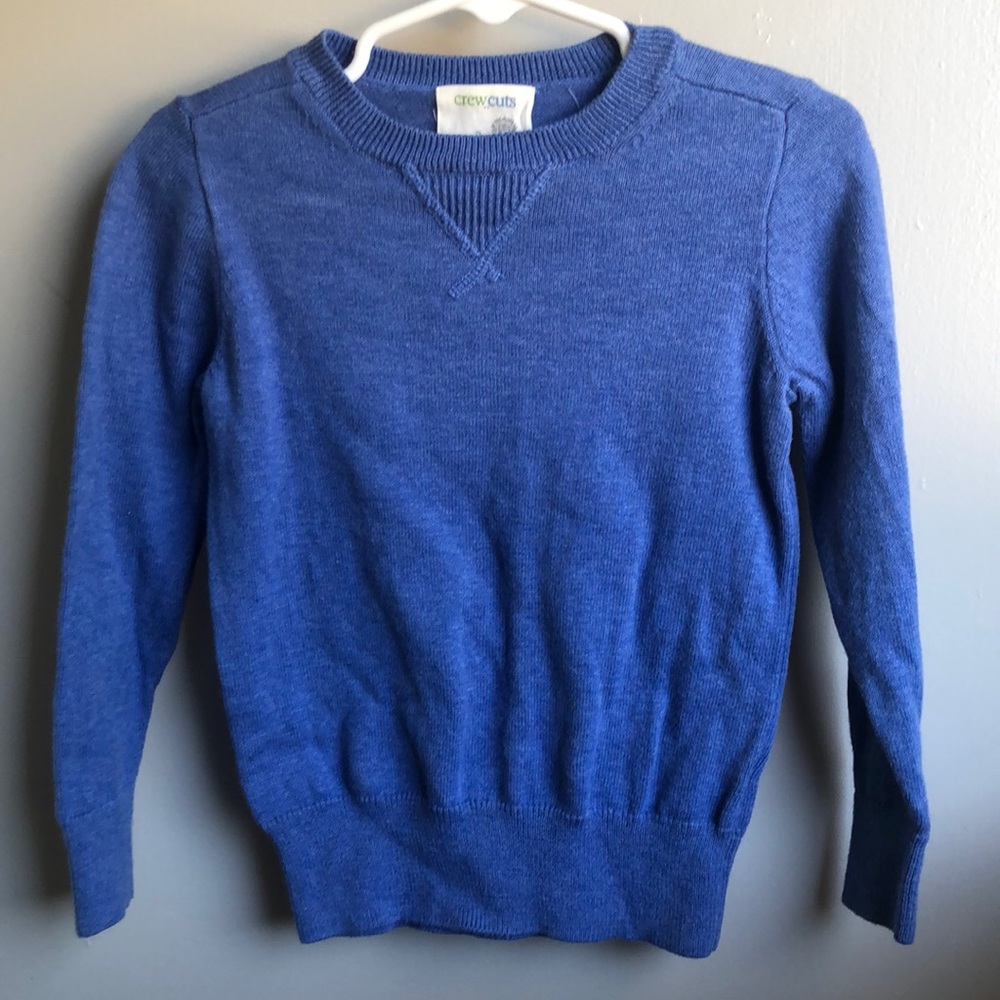 CREW CUTS Blue toddler sweater